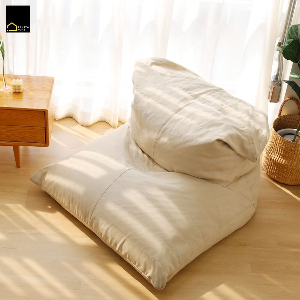 บีนแบค RENITA HOME รุ่น CANBERRA (สีครีม A1-02) 100x100ซม._7